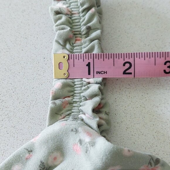 derek heart Green Floral Crop Tank Juniors Size XL - Picture 11 of 12